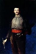 Ludwik de Laveaux Self-portrait with a palette. Germany oil painting artist